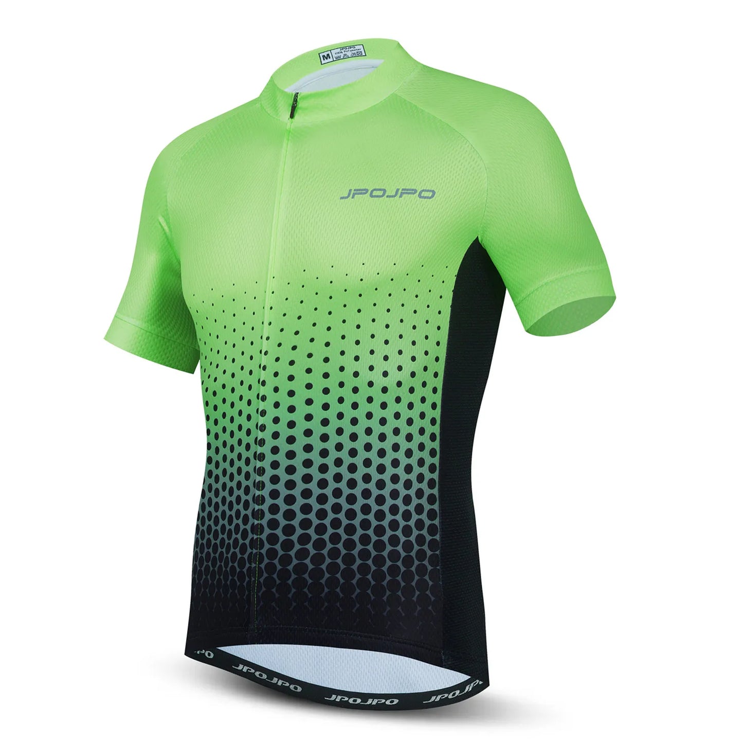 MTB Cycling Jersey Men Short Sleeve Bike Shirt Road Riding Green