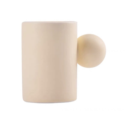 Mug Creative Cute Coffee Cup Set Detachable Bottom Coaster