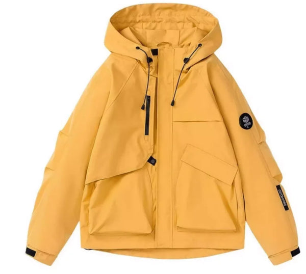 Mens Waterproof Tactical Jacket Windbreaker Hooded Hiking Coat