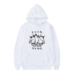 Printed Autumn Winter Hooded Sweatshirt Hooded