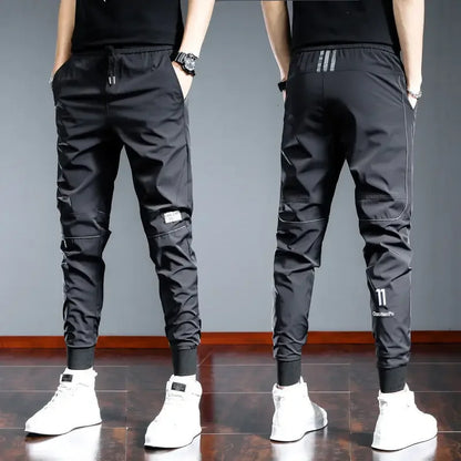 Men's Quick Dry Skinny Trousers Stylish Summer Fashion Pants