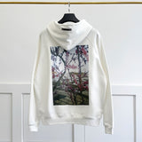 Colorful Flower Power Fashion Brand Hoodies for Men's Essentials Hip Hop Pullovers with Eye-Catching Print