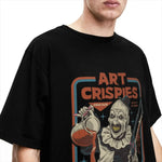 Art Crispies Terrifier Clown Shirt Apparel Women's Pure Cotton Fashion Retro