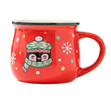 350ml Christmas Ceramic Mug Santa Elk Bear Penguin Pattern