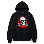 Autumn and Winter Fashion Skull Print Pullover Sweater