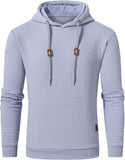 Men Hoodies Tracksuit Casual Hooded Sweatshirts Streetwear Long Sleeve - xinnzy