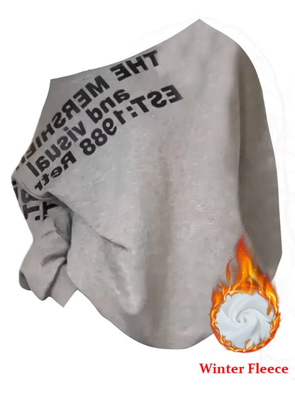 Women’s Y2K Oversized Graphic Long Sleeve T-Shirt – Sexy Streetwear Fall Winter Top