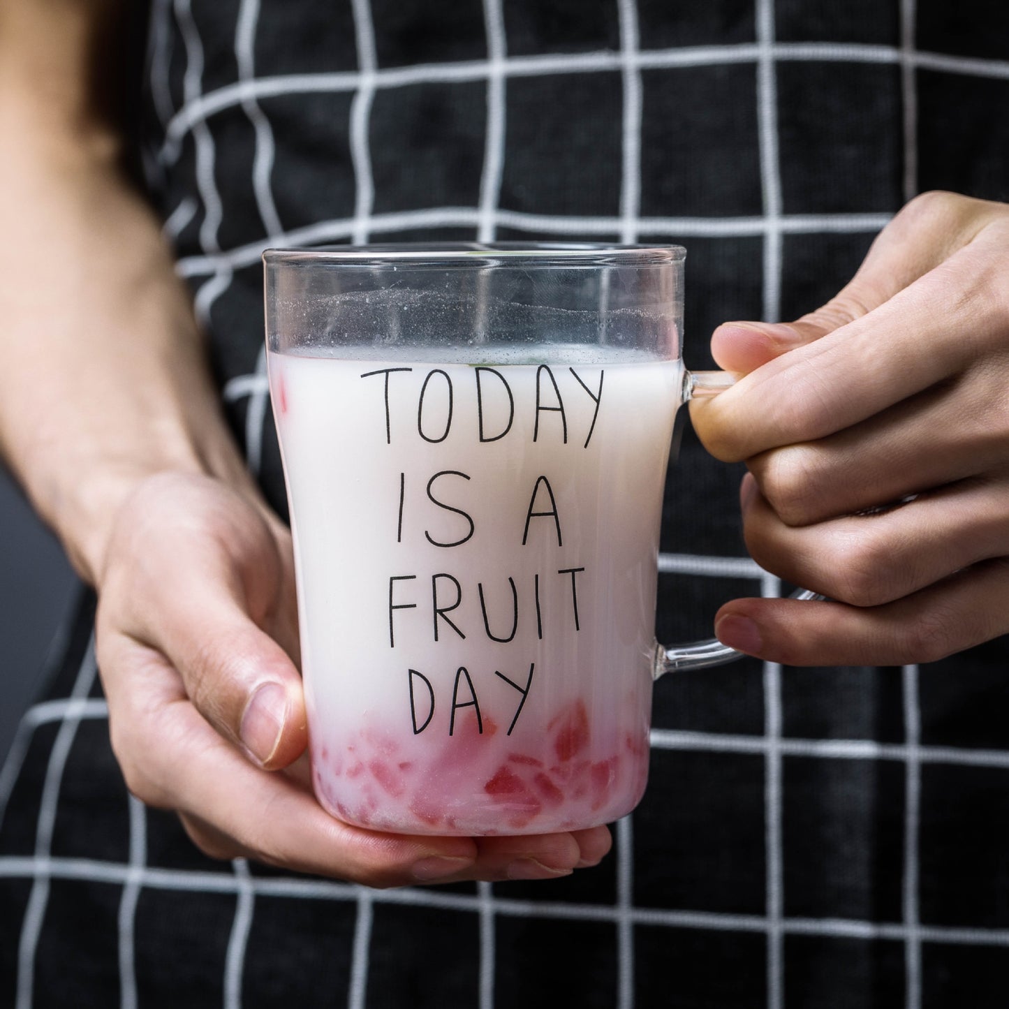 Coffee Tea Mug Drinks Dessert Cup Glass Mugs Handle Drinkware