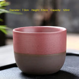 120ML Creativity Retro Teacups Rough Pottery