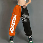 Elastic Drawstring Sweatpants High Waist Harajuku