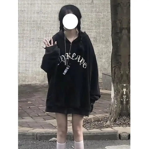 Women's Skull Hoodie Vintage Harajuku Oversized Jacket