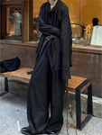 Oversize Suit Pants Patchwork Gothic Fashion Streetwear