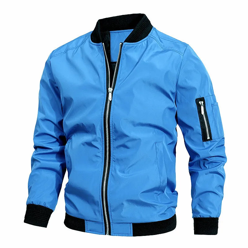 New Men’s Windproof Jacket Casual Multi Pocket High Quality