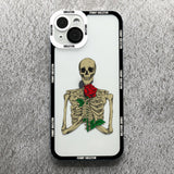 Skeleton Phone Case For iPhone  Transparent Cover