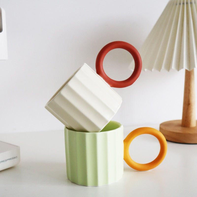 Mugs Creative Ceramic Multi color Coffee Mug Tea Milk Cup Water