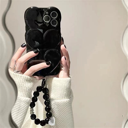 fashion bracelet electroplating silicon phone case for iphone  soft cover