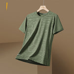 Quick Dry Sport Gym T Shirt Men Casual Print Plus OverSize Top Tees