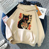 Cat Eating Ramen Hoodie Womens Plus Size Cute Graphic Sweatshirt 90s