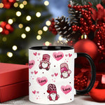 11oz Ceramic Coffee Mugs with Handle Valentine