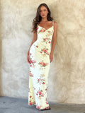 Townlike Elegant Long Maxi Dress Women Spaghetti Strap