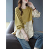 Asymmetric Layered Hoodie Women Plus Size Loose Fit Top Fall