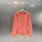 Sweatshirts Cotton 3D Flocking printing letter logo Hip hop loose oversize unisex hoodie - xinnzy