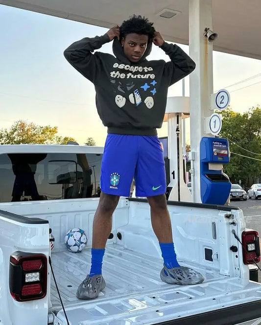 Y2k Broken Print High Street Hoodies Men Streetwear Goth Harajuku