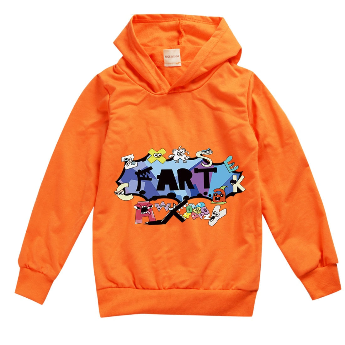 Children Alphabet Lore Hoodie Cartoon Tops for Kids & Teens, Spring Autumn Full Sleeve Hoodies