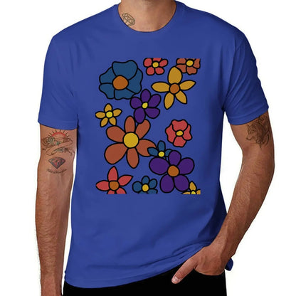 Flower Doodle Graphic Aesthetic T-Shirt