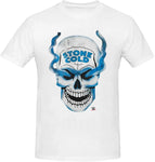 Cold Steve Austin Skull Front Back T-Shirt