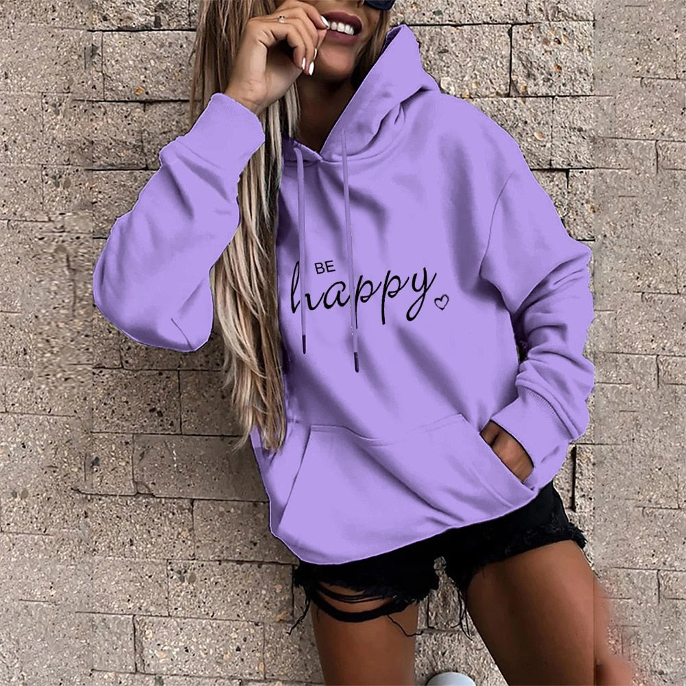 Women Hoodies Harajuku Pullover Cotton