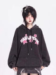 Women's Gothic Star Hoodie Vintage Y2K Harajuku Style