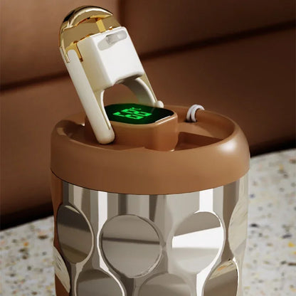 410ml Coffee Cup 316 Stainless Steel Cup Smart Thermos Bottle For Coffee LED Temperature