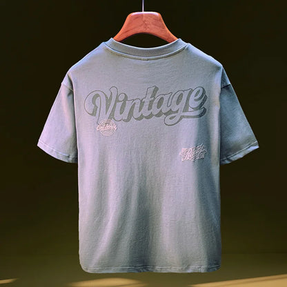 Breathable Printed T-Shirt Men’s Loose Fit Casual Summer Style