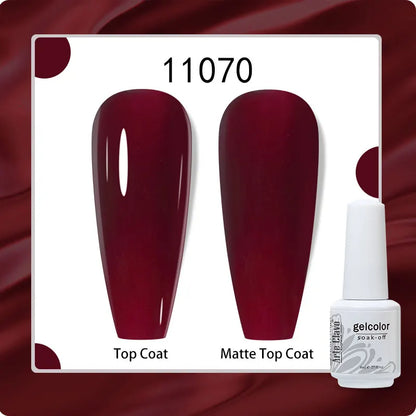 8ml Pure Color Gel Nail Polish Nail Art Manicure Semi Permanent