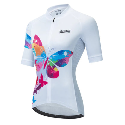 Women’s 2024 MTB Cycling Jersey Short Sleeve Bike Racing Shirt