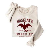 Vintage Fourth Wing Graphic Basgiath Sweatshirt