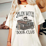 Gruseliges Halloween T-Shirt: Retro Witch Book Club