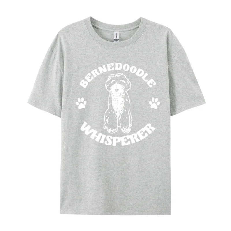 Berne Doodle Whisperer Family Dog Gift Cotton Tee