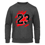 Muster 23 Herren Casual Sweatshirt Klassischer Stil mit Tasche und Fleece