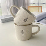 Tasse Ins Style Design Tasse Kleine Kaffeetasse mit Kiefernmuster