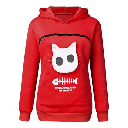 Sweatshirt Hoodie Women Pet Hooded