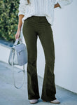 High Waisted Corduroy Flare Pants