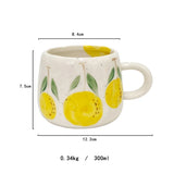 Vibrant Fruit Themed Ceramic Coffee Mug All Occasions