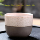 120ML Creativity Retro Teacups Rough Pottery