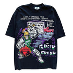 T-Shirt Streetwear Herren Hip Hop Baumwolle Retro Vintage