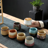 Tasse, Teetasse, japanischer Stil, Keramik-Kaffeetasse, grobe Keramik-Wasserbecher