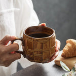Mugs Retro Rough pottery Coffee Cup Breakfast Milk Juice Teacups