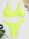 Bikini mit hoher Taille, Damen-Bademode, Bikini-Set, Badeanzüge