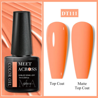 7ml Super Top Coat Gel Nail Base Gel Matte Top Coat Semi-Permanent